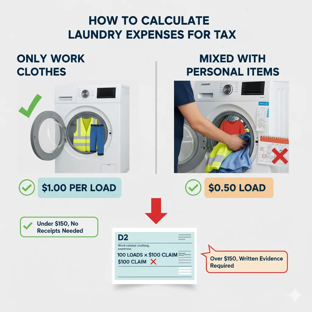 Load types for laundry tax calculations